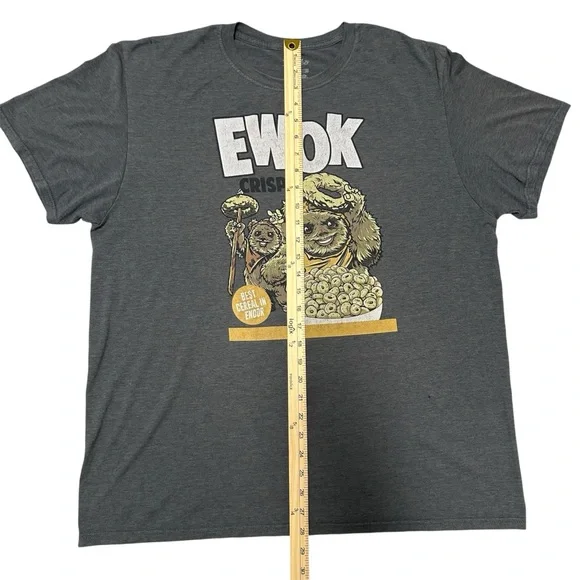 Ewok Crisps Star Wars Shirt | Men’s XL | Gray - Picture 5 of 5